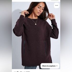 Varley Paige Bayliss longline sweatshirt